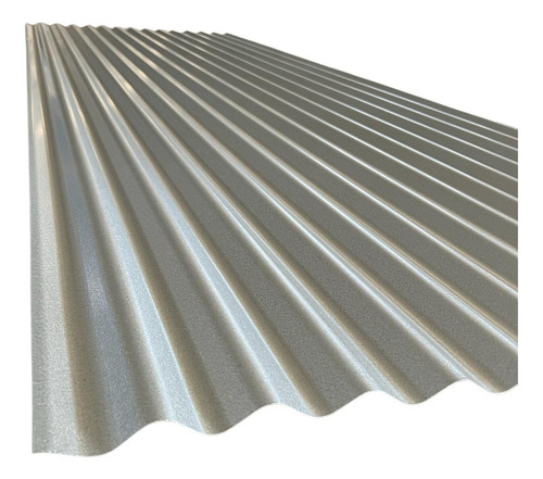 Chapa Sinusoidal Cincalum C27 Acanalada 1,10 X 2,00 Metro Color Gris