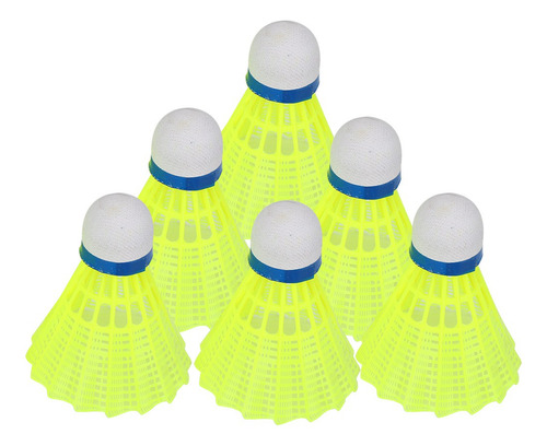 Peteca De Badminton, 6 Unidades/conjunto, Bola De Nylon Prof