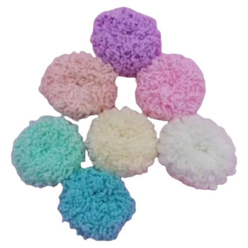 Pack 7 Scrunchies Luminosas Para Niñas, Ligas Brillantes