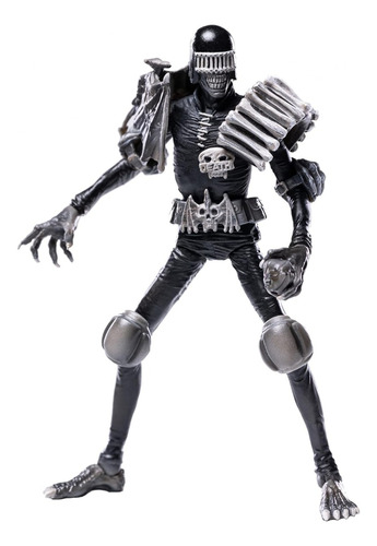 Judge Dredd Judge Death Black & White 1:18 Figure Hiya Toys