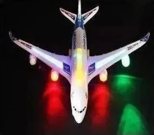 Avion Juguete Comercial Pasajeros Luces Sonidos Niño Envio I