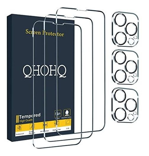 3 Protectores Cámara Y Pantalla Para iPhone 13 Vidrio Templa