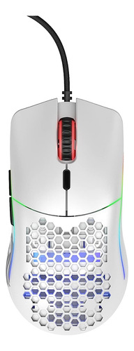 Mouse Gamer Glorious Model O Sensor Pixart 3360, Blanco Mate