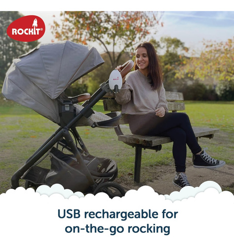 Mecedor Portátil Para Bebés Rockit Rocker Recargable Por Usb
