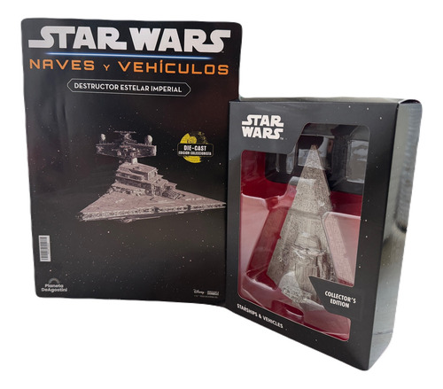 Fascículo 5 Destructor Estelar Planeta Deagostini Star Wars Destructor Estelar Imperial Gris Oscuro