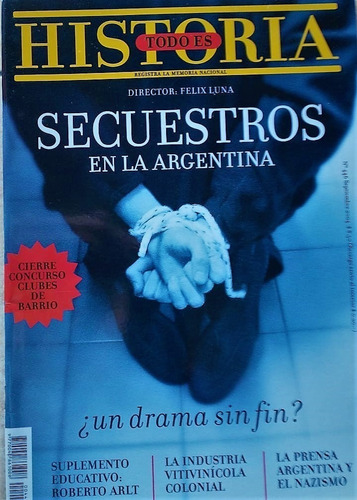 Revista Todo Es Historia N°446 Secuestros En La Argentina