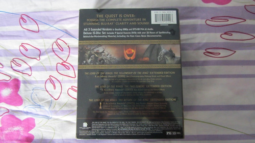 Imagen 7 de 7 de El Señor De Los Anillos Trilogía Versión Extendida Bluray