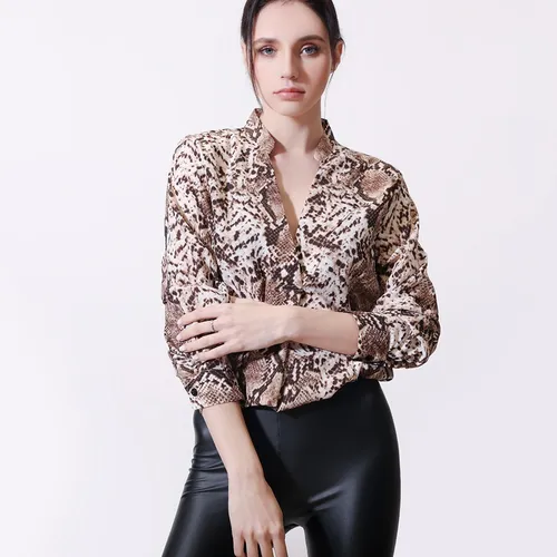 Camisa estampado serpiente hotsell