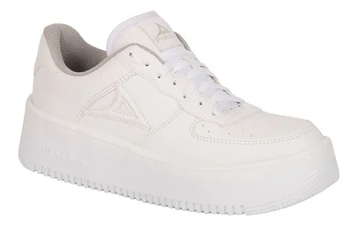 622-63 Tenis Sneakers Plataforma Pirma Mujer Blanco | Envío gratis