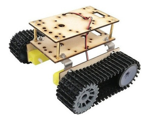 Kit De Chasis De Robot Tanque De Coche Inteligente 1pcs Para