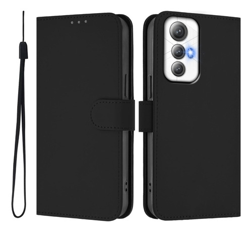 Funda De Poliuretano De Color Liso Para Cubot Max 5