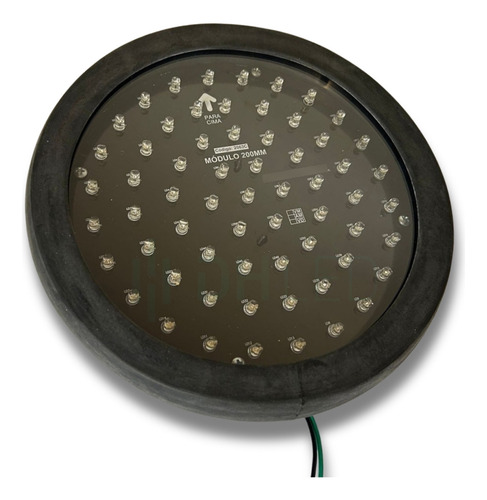 Bolacha Led Semáforo 200mm Norma Nbr Verde Bivolt