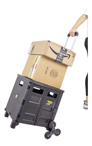 Carrito Multiuso Plegable Quik Cart 20 Kg De Carga Máxima