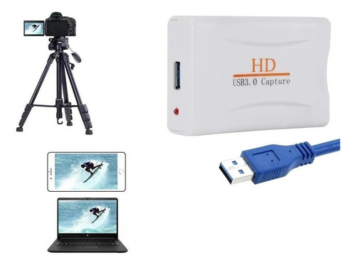 Capturadora Video Hdmi Usb 60fps 1080p Android Windows Mac