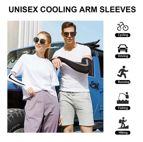 Al Aire Libre De Las Mangas Del Brazo Uv Sol Protector Guant