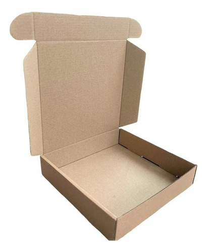 15 Cajas De Cartón 22 X 22 X 4 Cm Autoarmables
