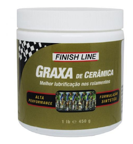 Graxa Finish Line Cerâmica 450 Gramas Bike Cubos Rodas