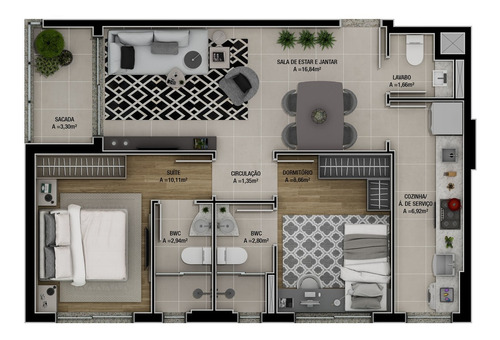 Imagem 17 de 23 de Garden Residencial Para Venda, Centro, Passo Fundo - Gd5874. - Gd5874-inc