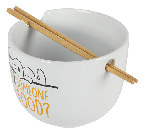 Tazón De Fideos De Gres Foodie Ramen De 6 De Peanuts Sno...