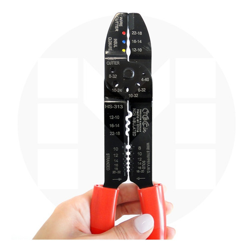 Crimpeadora Pinza Pelacable P/terminal Preaislado Y Tubular