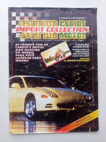 Álbum Super Carros - Import Collection - Completo