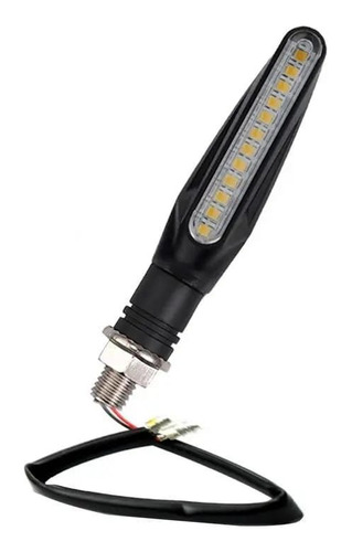 Led Amarilla De Cruce Para Moto De Lujo Universal 