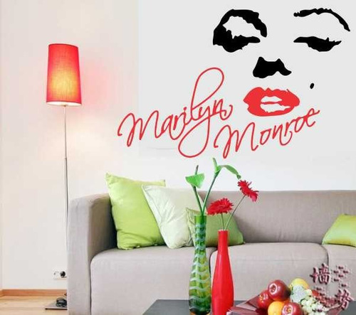 Adesivo Para Decoração Criativo Marilyn Monroe Cabeleireiras