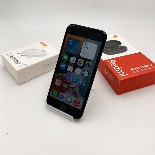 Iphone 7 256gb Funcionando C/fone Bt E Entrega Rápida Preto-fosco (Usado)