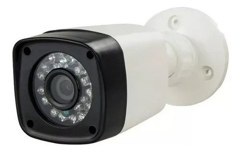 Câmera de segurança JL Protec JL-AHD1020 com resolução de 2MP visão nocturna incluída branca