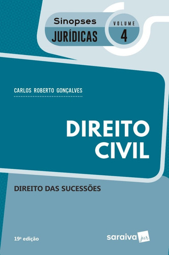 Direito Civil Direito Das Sucessões Sinopses Jurídicas Vol 4