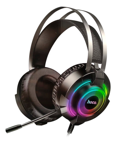 Auriculares Hoco Rgb Gamer. Esd06 negro