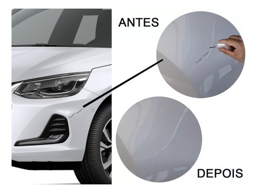 Tinta De Retoque Tira Risco Carro Vw Gol Preto Ninja
