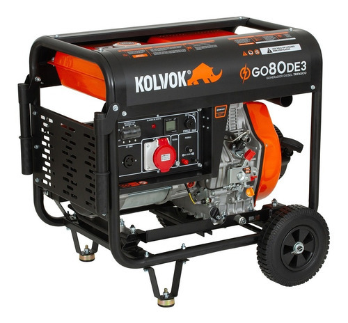 Generador Eléctrico Trifásico Diesel Go80de3 8.1kva - Kolvok