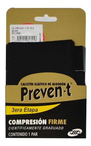 3 Calcetin Calceta De Compresión Firme 22-24mm/hg Unisex