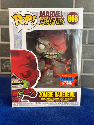 Funko Pop! Zombie Daredevil 666 Marvel Zombies Nycc2020 Fall