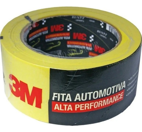 Kit Com 6 Fita Crepe Automotiva Performance 48mm X 40 Metros