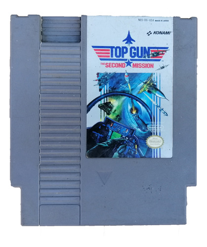 Casette Para Nintendo Juego Top Gun Original