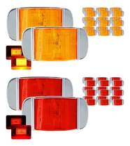 Comprar 10 Par Plafones 14 Led Lateral Camion Trailer Bisel Cromadof