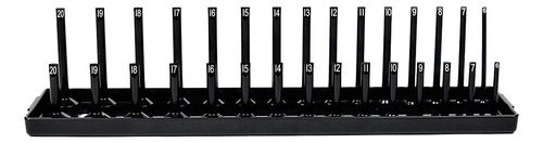 Organizador De Almacenamiento De 0.375 Pulgadas Negro
