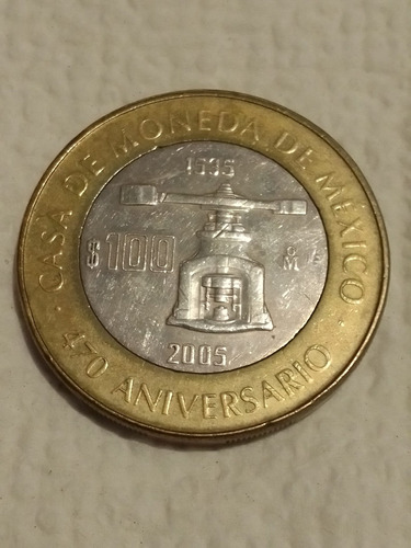 Moneda Conmemorativa $100 *sonora* Y *casa De Moneda México*