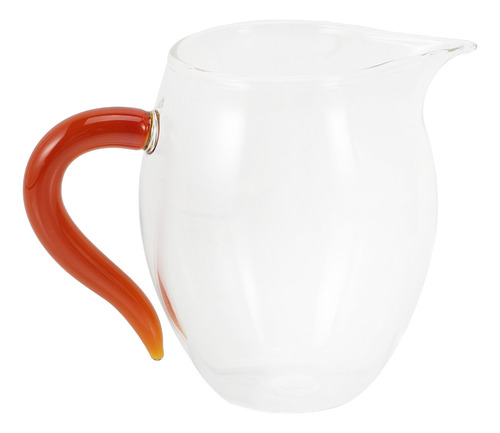 Bz1 Taza De Leche De Vidrio Con Mango Colorido Teapot