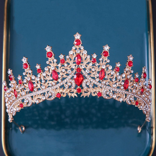 Corona De Reina Corona De Princesa Joyas Para El Rojo