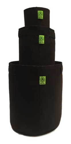 Imagen 4 de 10 de Maceta Geo Textil Tela Lavable 24 Litros Ecológica Cogoshop