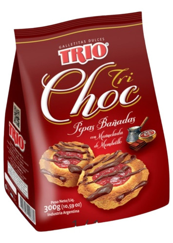 Galletitas Trio Trichoc De 300g Pack 10u