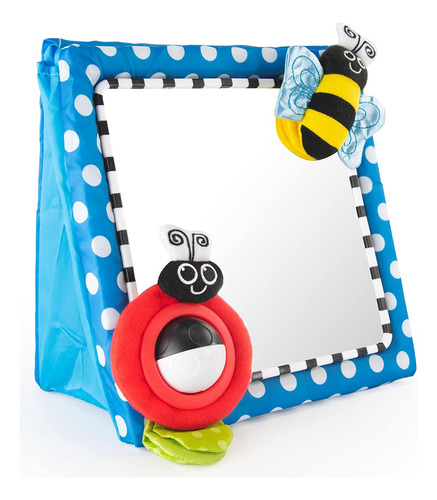 Espejo De Suelo Sassy Tummy Time, Juguete De Desarrollo P...