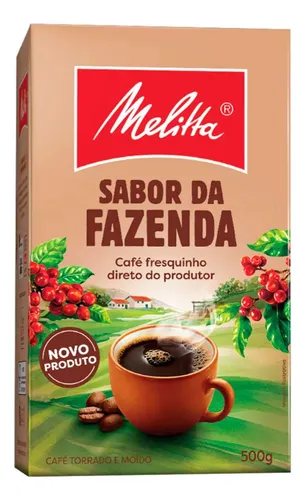 comprar Café Torrado E Moído Sabor Da fazenda Pacote 500g Melitta