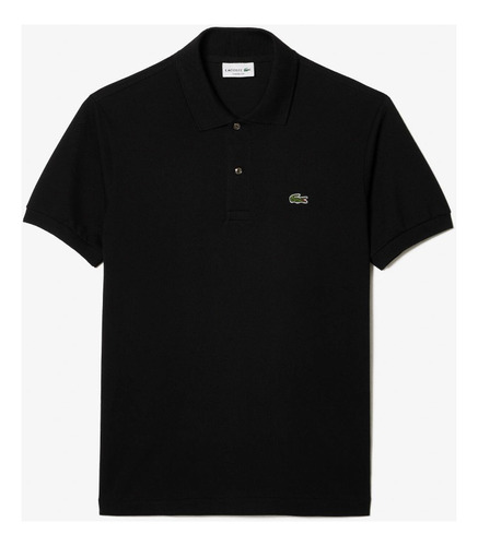 Polo Original De Hombre Lacoste Manga Corta Negro 