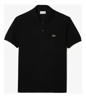 Polo Original De Hombre Lacoste Manga Corta Negro