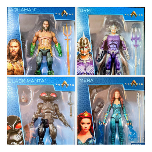 Set 4 Figuras Aquaman 