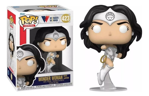 Funko Pop! Heroes Wonder Woman White Lantern 423 Dc Original